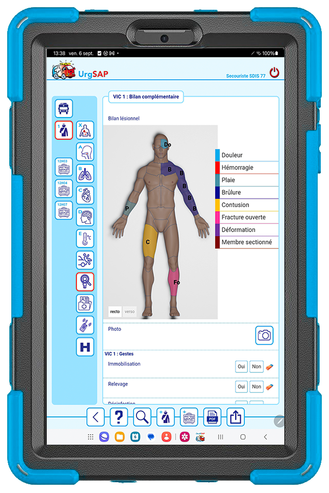 Tablette UrgSAP QualiSAP
